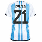 MAILLOT ARGENTINE DYBALA 3 ÉTOILES HOMME DOMICILE 2023