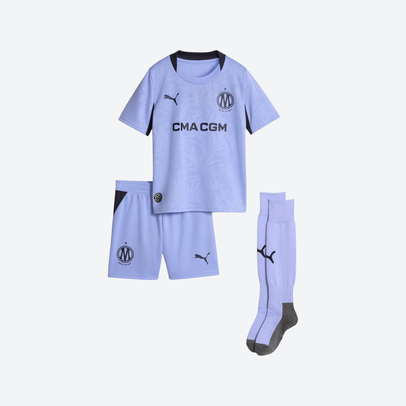 MAILLOT KIT ENFANT MARSEILLE LAVANDE THIRD 26/27