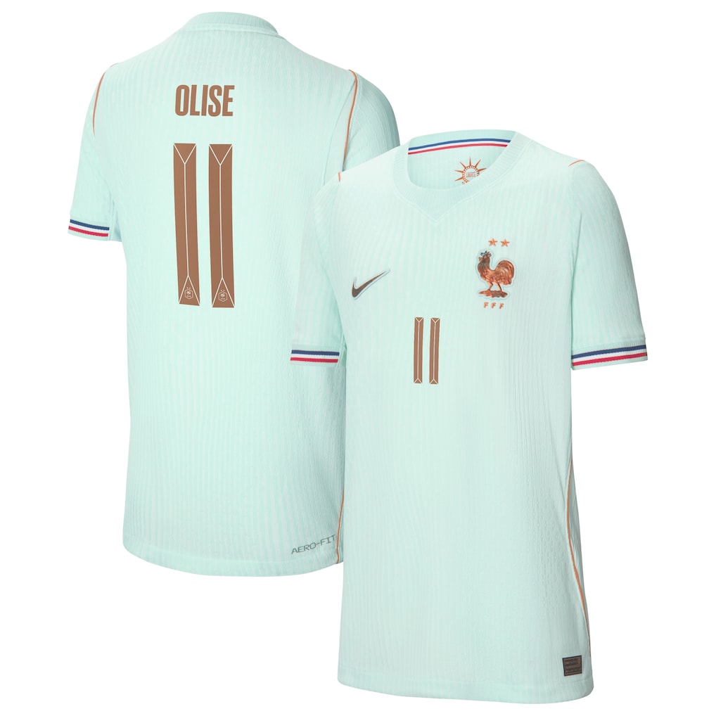 MAILLOT EQUIPE DE FRANCE OLISE EXTERIEUR VERT 2026