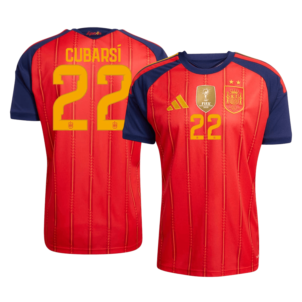 MAILLOT ESPAGNE 2 ÉTOILES CUBARSI HOMME DOMICILE 2026/2027