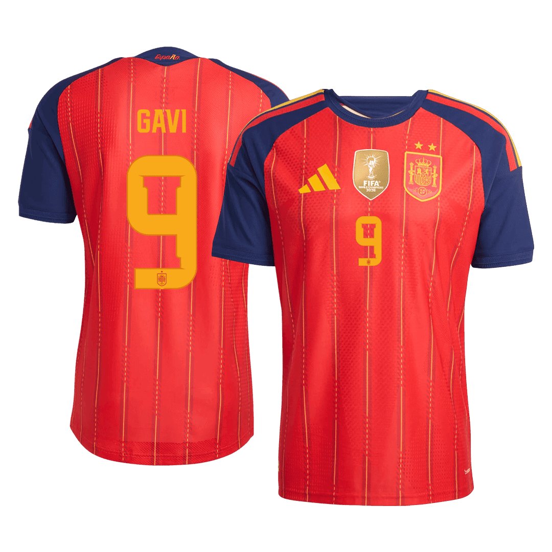 MAILLOT ESPAGNE 2 ÉTOILES GAVI HOMME DOMICILE 2026/2027
