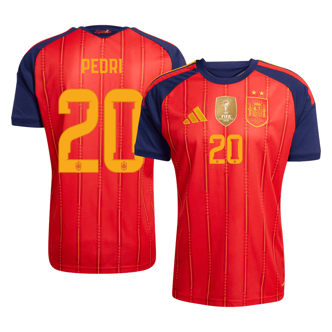 MAILLOT ESPAGNE 2 ÉTOILES PEDRI HOMME DOMICILE 2026/2027