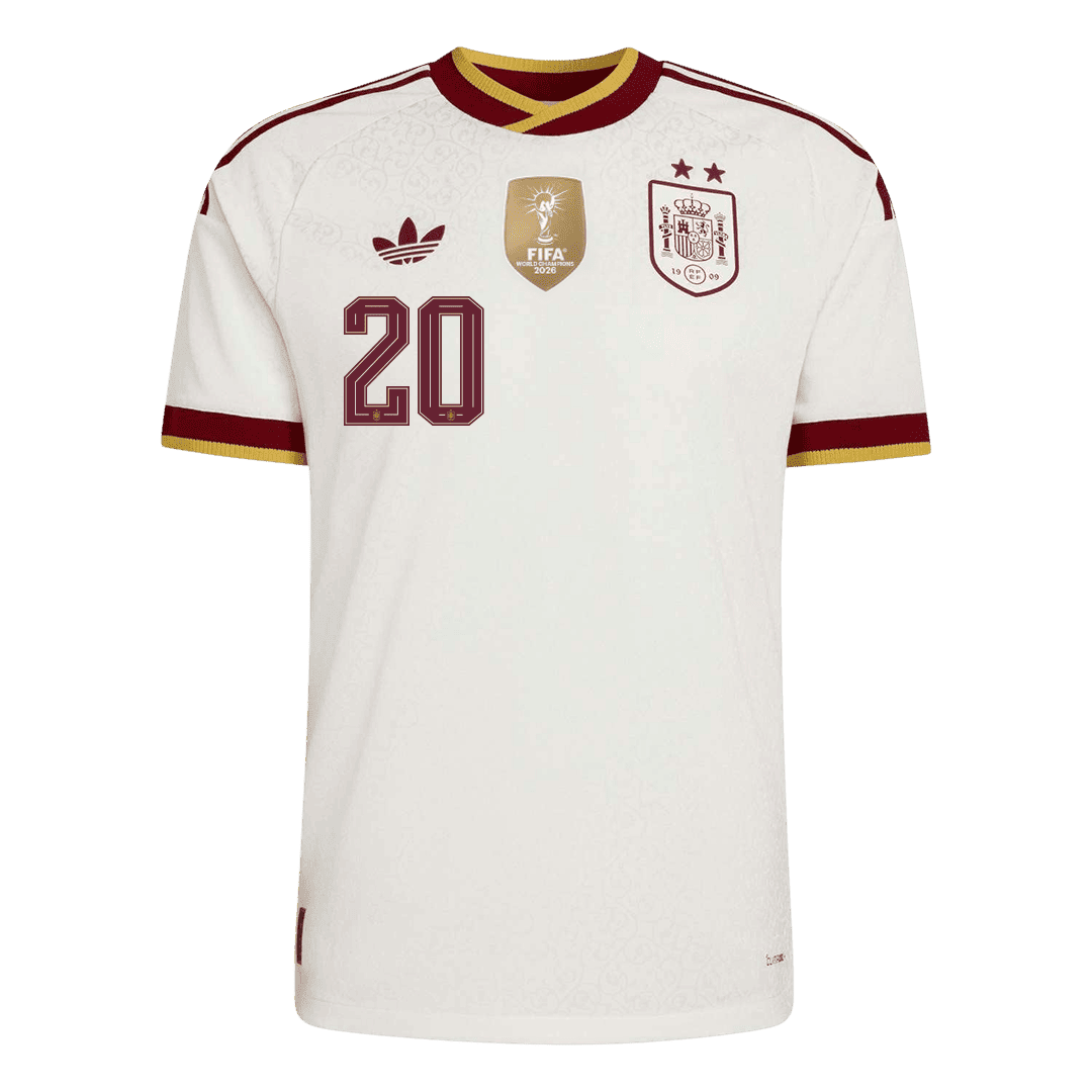 MAILLOT ESPAGNE 2 ÉTOILES PEDRI HOMME EXTERIEUR 2026/2027