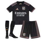 MAILLOT KIT ENFANT OL THIRD NOIR 26/27