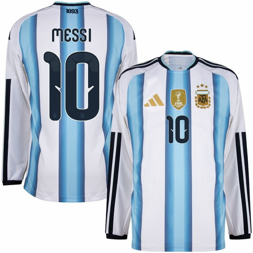 MAILLOT ARGENTINE MESSI 3 ÉTOILES HOMME DOMICILE MANCHES LONGUES 2026/2027