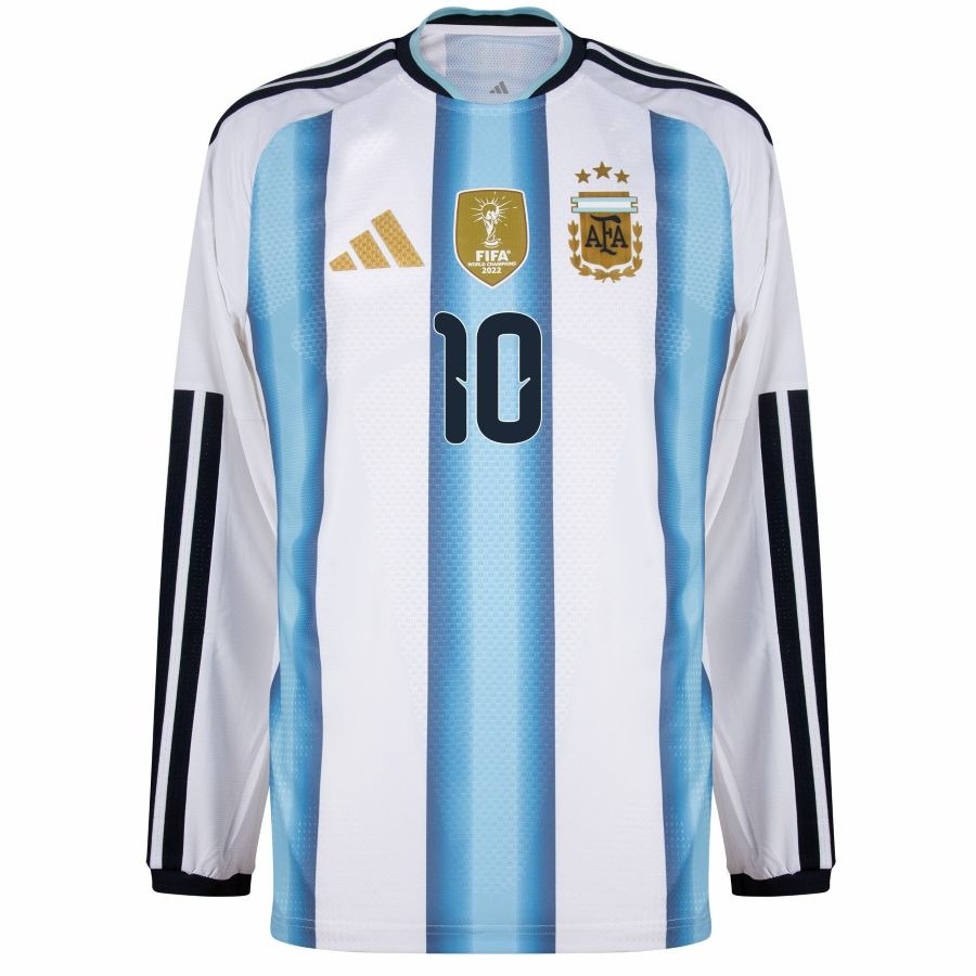 MAILLOT ARGENTINE MESSI 3 ÉTOILES HOMME DOMICILE MANCHES LONGUES 2026/2027
