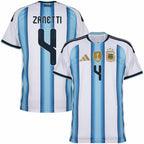 MAILLOT ARGENTINE ZANETI 3 ÉTOILES DOMICILE HOMME 2026/2027