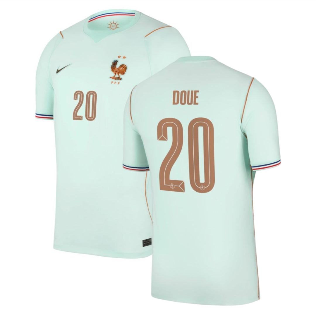 MAILLOT DOUE EQUIPE DE FRANCE EXTERIEUR VERT COUPE DU MONDE 2026