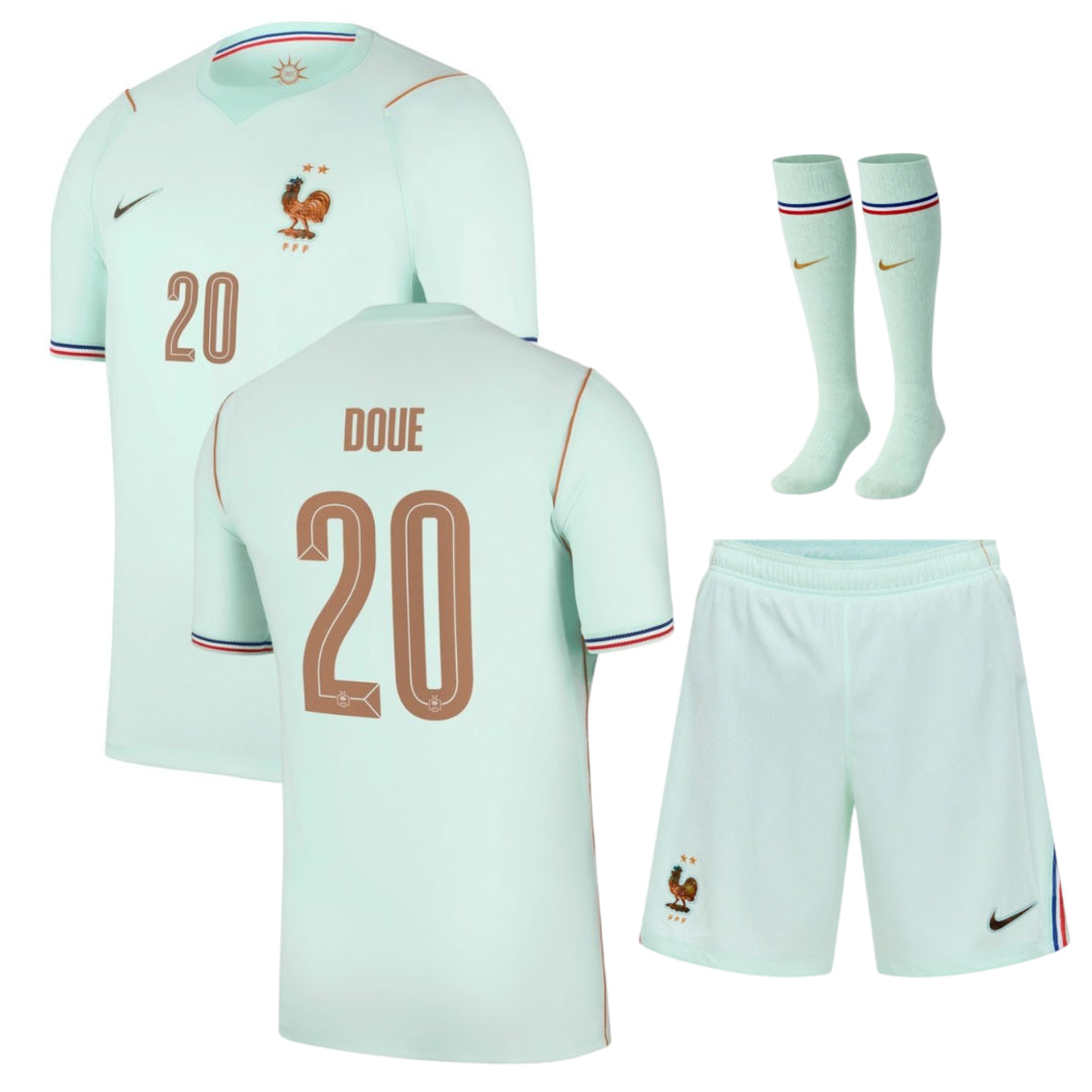 MAILLOT DOUE KIT HOMME FRANCE EXTERIEUR VERT COUPE DU MONDE 2026