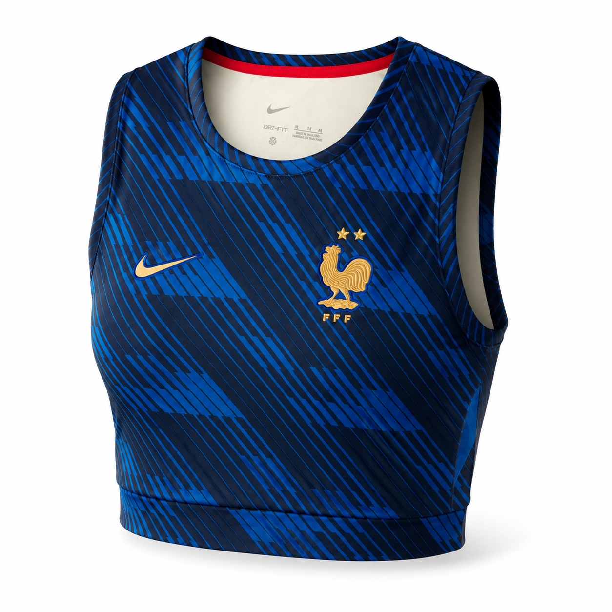 MAILLOT FRANCE CROP TOP FEMME DOMICILE SUMMER 2026/2027