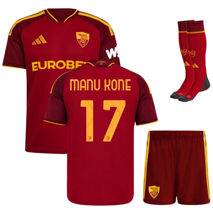 MAILLOT KIT ENFANT AS ROMA MANU KONE DOMICILE 2026/2027