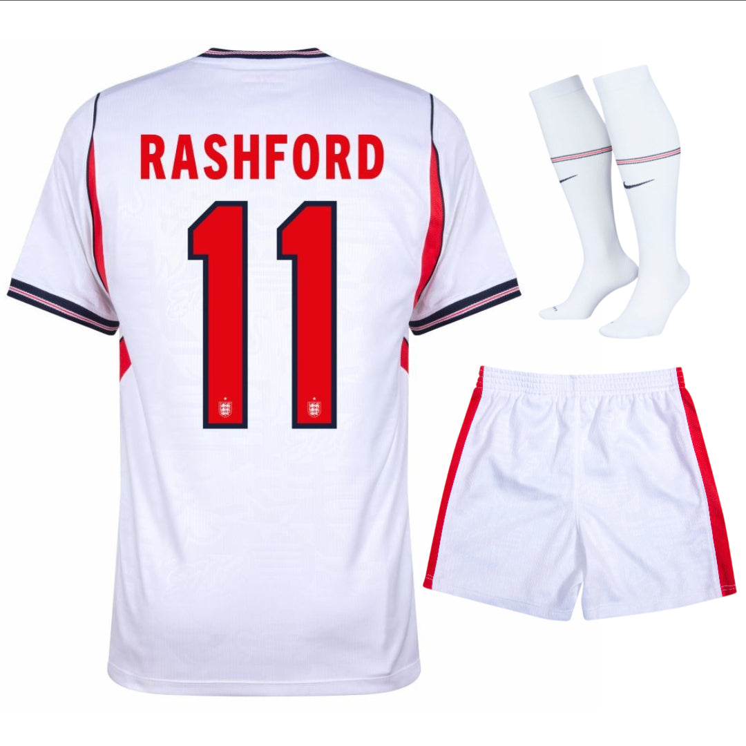 MAILLOT ANGLETERRE RASHFORD COUPE DU MONDE KIT ENFANT DOMICILE 2026/2027