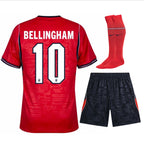 MAILLOT ANGLETERRE BELLINGHAM COUPE DU MONDE KIT ENFANT EXTERIEUR 2026/2027
