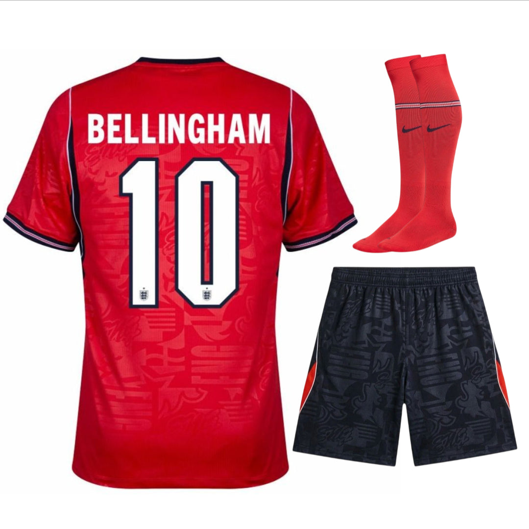 MAILLOT ANGLETERRE BELLINGHAM COUPE DU MONDE KIT ENFANT EXTERIEUR 2026/2027