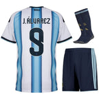 MAILLOT ARGENTINE ALVAREZ 3 ÉTOILES KIT ENFANT DOMICILE 2026/2027