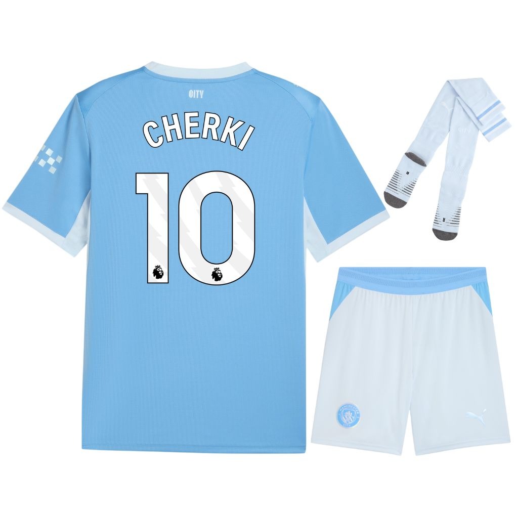 MAILLOT KIT ENFANT MANCHESTER CITY CHERKI DOMICILE 2026/2027