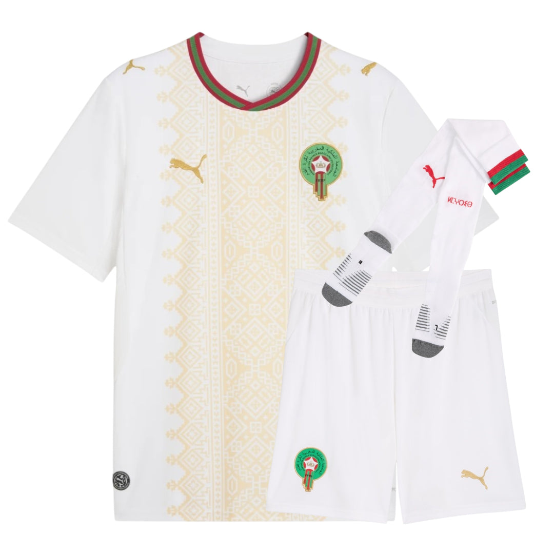 MAILLOT KIT ENFANT MAROC COUPE DU MONDE HOMME EXTERIEUR 2026
