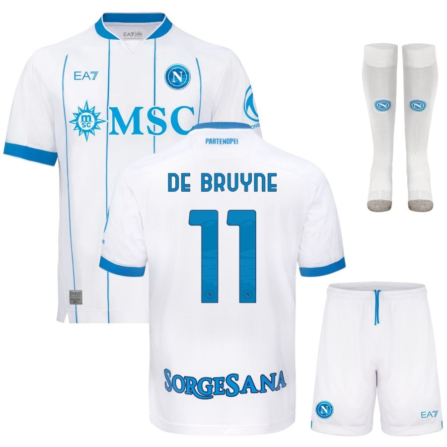 MAILLOT KIT ENFANT DE BRUYNE NAPLES EXTERIEUR 2026/2027