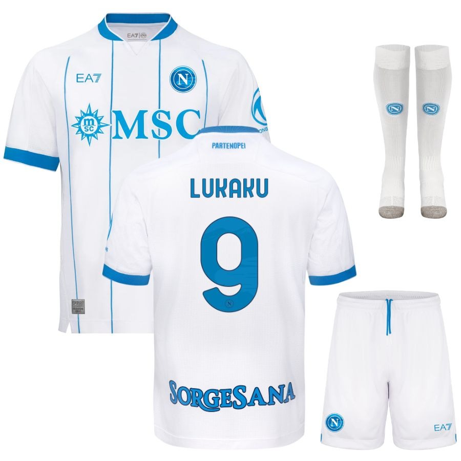 MAILLOT KIT ENFANT LUKAKU NAPLES EXTERIEUR 2026/2027