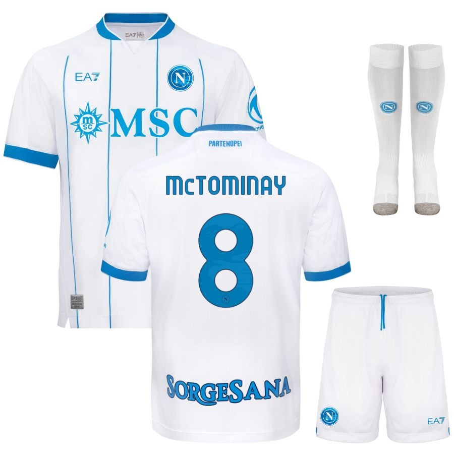 MAILLOT KIT ENFANT MC TOMINAY NAPLES EXTERIEUR 2026/2027