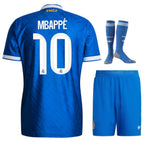 MAILLOT KIT MBAPPE ENFANT REAL MADRID THIRD BLEU 2025/2026