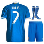 MAILLOT VINI JRKIT ENFANT REAL MADRID THIRD BLEU 2025/2026