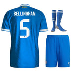 MAILLOT BELLINGHAM KIT ENFANT REAL MADRID THIRD BLEU 2025/2026
