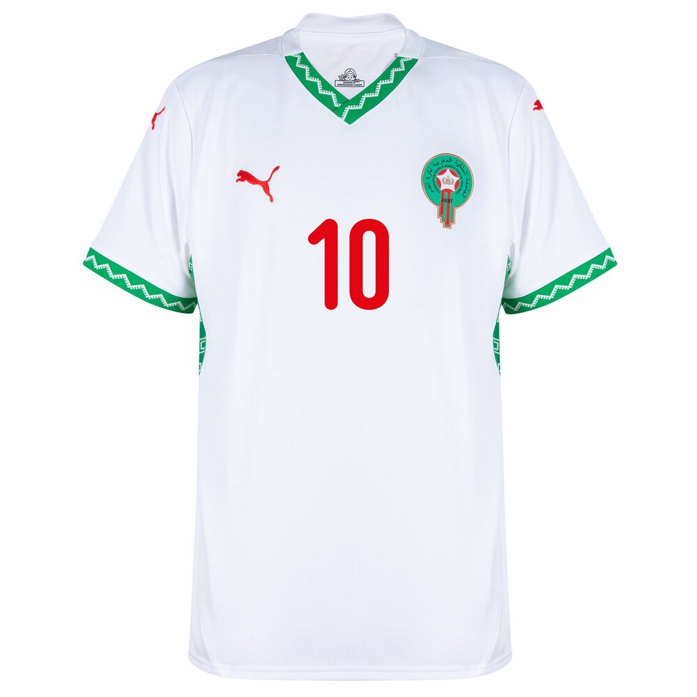 MAILLOT MAROC HOMME BRAHIM 10 EXTERIEUR 2024/2025
