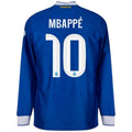MAILLOT MBAPPE REAL MADRID THIRD MANCHES LONGUES BLEU HOMME 2025/2026