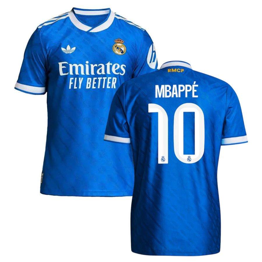 MAILLOT MBAPPE REAL MADRID THIRD BLEU HOMME 2025/2026