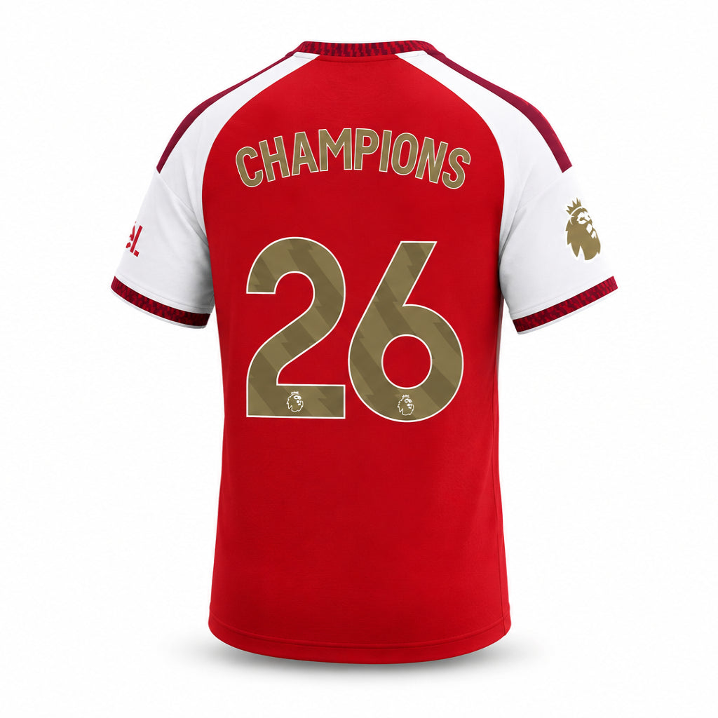 MAILLOT ARSENAL DOMICILE ROUGE PREMIER LEAGUE CHAMPIONS