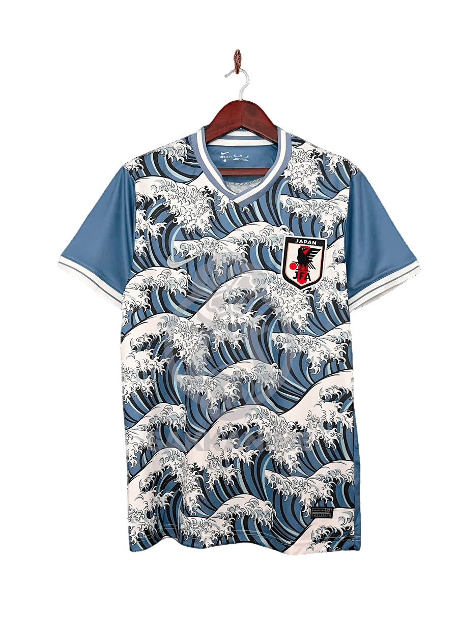 MAILLOT JAPON 2022 - ÉDITION LA GRANDE VAGUE DE KANAGAWA - keppygoal.com