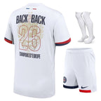 MAILLOT KIT ENFANT 2 ETOILES PSG BACK 2 BACK EXTERIEUR 2025/2026 - keppygoal.com