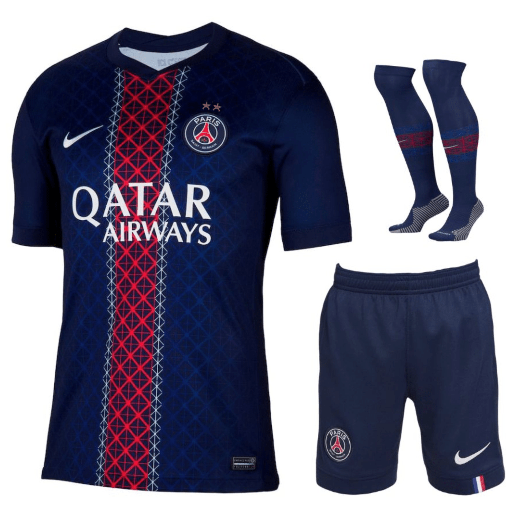 MAILLOT KIT ENFANT 2 ETOILES PSG DOMICILE 2025/2026 - keppygoal.com