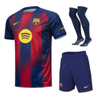 MAILLOT KIT ENFANT BARCA LAMINE YAMAL 10 DOMICILE 2025/2026 - keppygoal.com