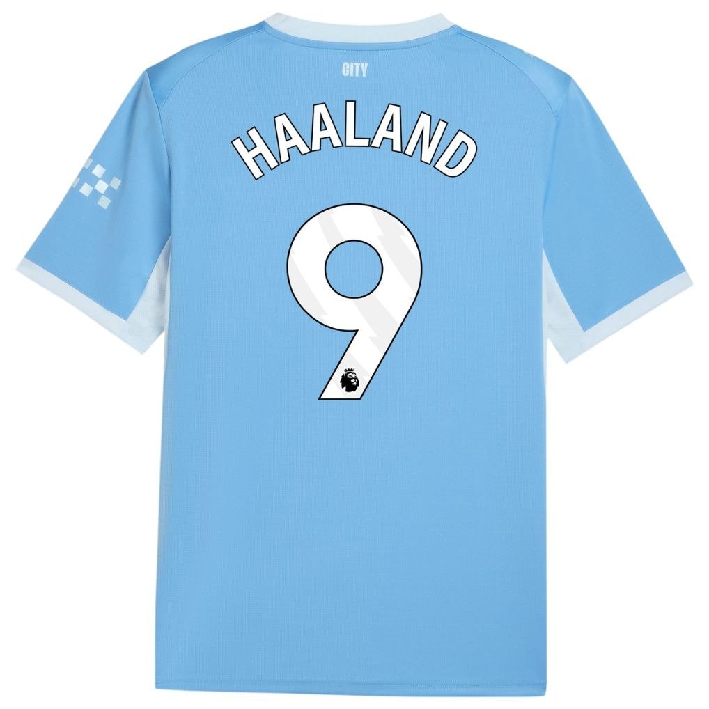 MAILLOT KIT ENFANT MANCHESTER CITY HAALAND DOMICILE 2026/2027 - keppygoal.com