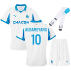 MAILLOT KIT ENFANT MARSEILLE DOMICILE 2025/2026 - keppygoal.com