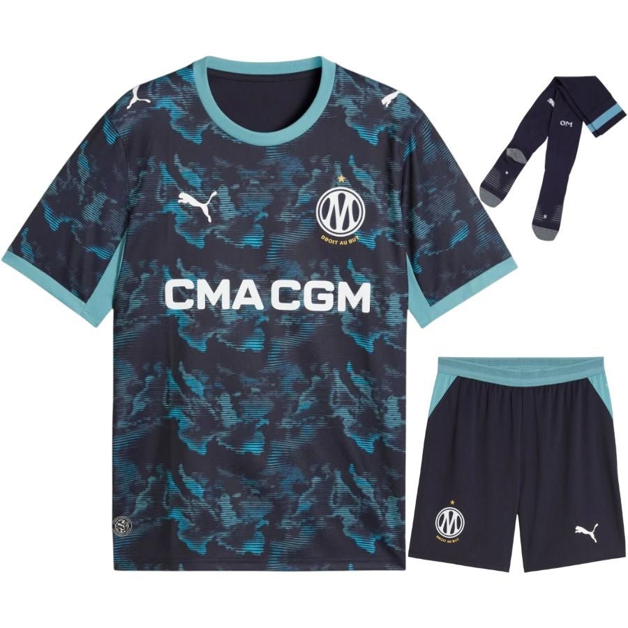 MAILLOT KIT ENFANT MARSEILLE EXTERIEUR 2026/2027 - keppygoal.com