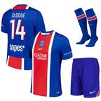 MAILLOT KIT ENFANT PSG DOUE DOMICILE 2026/2027 - keppygoal.com
