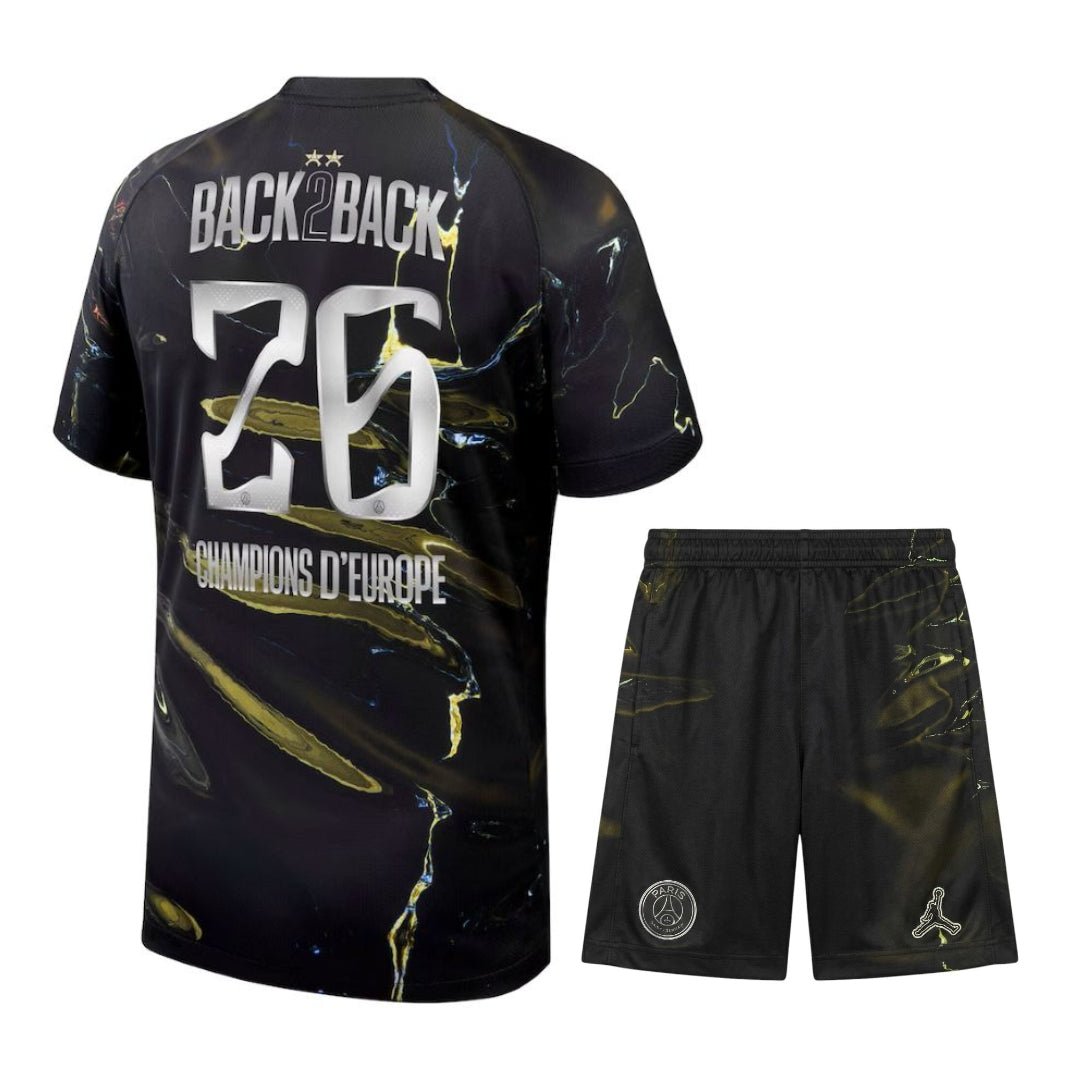 MAILLOT KIT ENFANT PSG JORDAN NIGHT EDITION 2 ÉTOILES BACK 2 BACK 2025/2026 - keppygoal.com