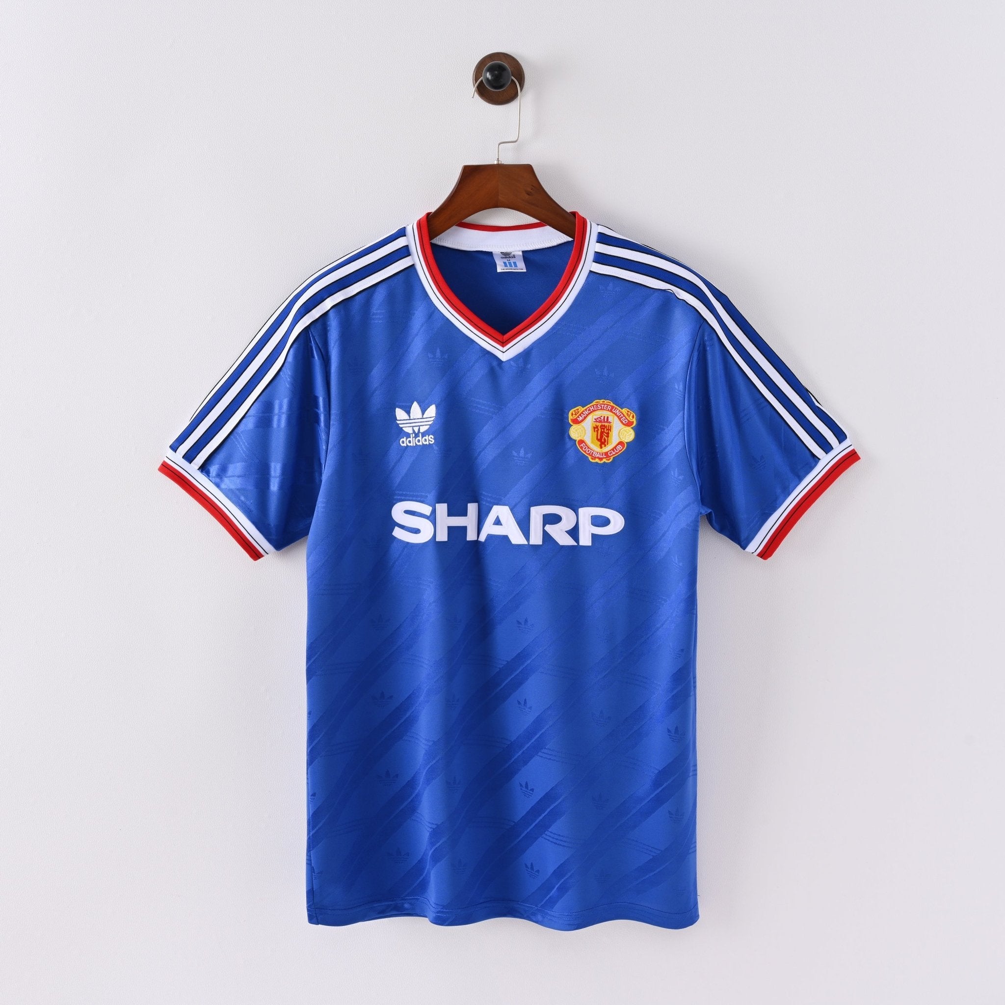 MAILLOT VINTAGE MANCHESTER UNITED RETRO 1986 EXTERIEUR - keppygoal.com