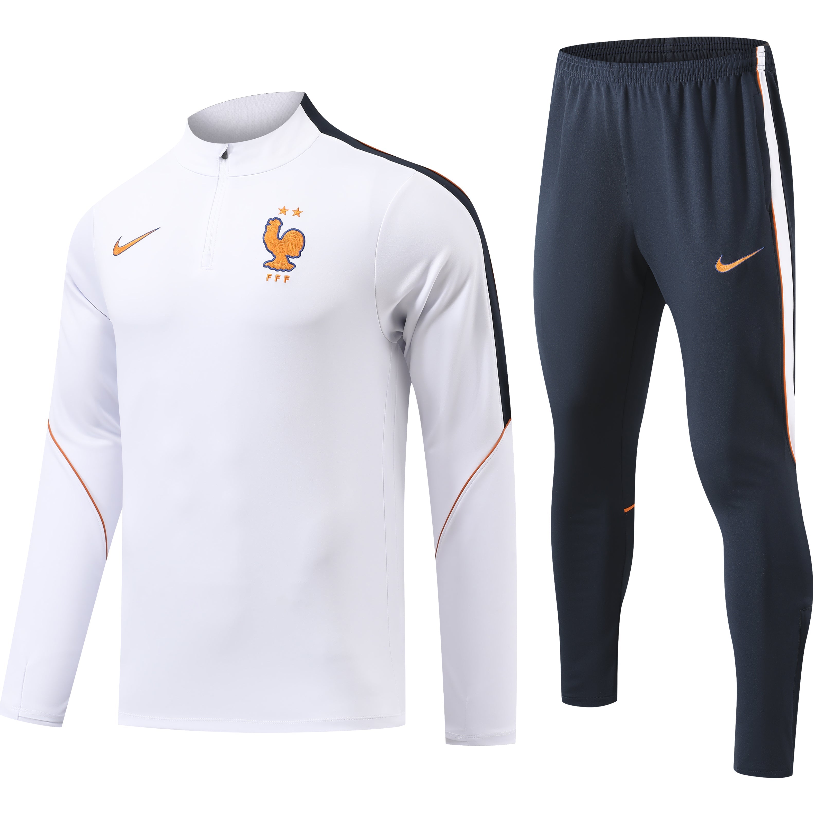 SURVETEMENT EQUIPE DE FRANCE TRAINING HOMME BLANC 2026/2027